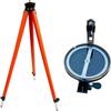 Generic Prismatic Compass with Adjustable Tripod Stand and Box 125 mm 5"" Surveying Instrument Tool, As Shown In Image view 3