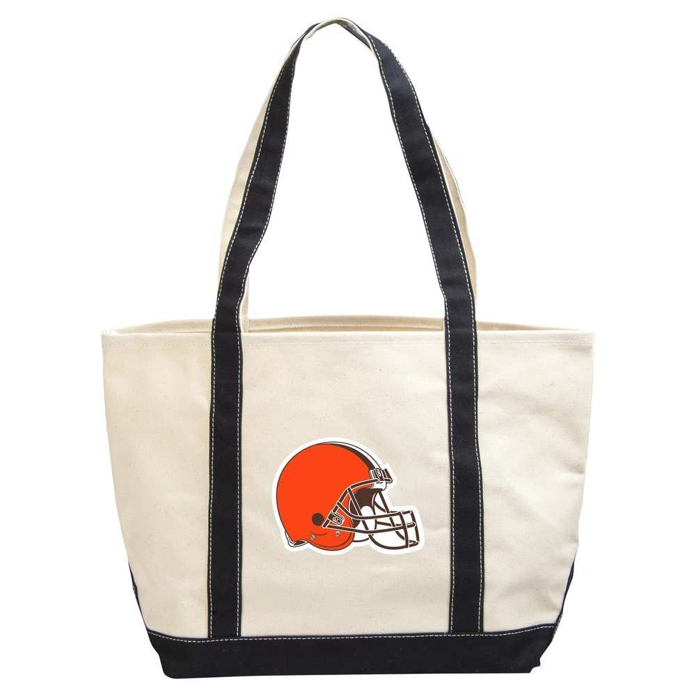 Logo Brands Cleveland Browns Canvas Tote Bag