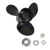 WINGOGO 48-832832A45 14.25 X 21 Pitch 3 Blade 15 Spline Tooth Boat Propeller Replacement for Mercury Black Max Outboard 135-300 HP MerCruise Stern Drive Alpha Bravo Aluminum Prop with Hub Kit view 1