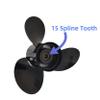 WINGOGO 48-832832A45 14.25 X 21 Pitch 3 Blade 15 Spline Tooth Boat Propeller Replacement for Mercury Black Max Outboard 135-300 HP MerCruise Stern Drive Alpha Bravo Aluminum Prop with Hub Kit view 3