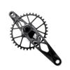 CobraCrawler Ultralight MTB 165/170/175mm Crankset Set,32T 34T 36T 38T Single Speed Mountain Bike Cycling Road Bike Crank Arm Set Dub Axis 29mm Mountain Bicycle Crankset (Black Crank 175mm, 38T BB) view 2