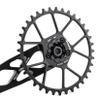 CobraCrawler Ultralight MTB 165/170/175mm Crankset Set,32T 34T 36T 38T Single Speed Mountain Bike Cycling Road Bike Crank Arm Set Dub Axis 29mm Mountain Bicycle Crankset (Black Crank 175mm, 38T BB) view 3