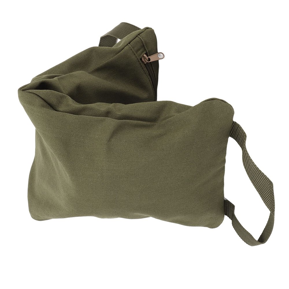 EIMSOAH Yoga Sandbag, Green Yoga Sand Bag with Handle, Yoga Weightlifting, Portable Fillable Yoga Canvas Sandbags for Yoga Weights and Training