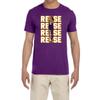 Tenacious Tops Purple Angel Reese Text Pic T-Shirt Youth Medium, 10-12 view 1