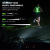 Fokia Kunbio LED Reflective Running Vest Gear,Light Up Vest Runners Night Walking USB Rechargeable,Up to 11hrs Light with Adjustable Waist/Shoulder for Women Men Kids (Colorful Lights) view 2