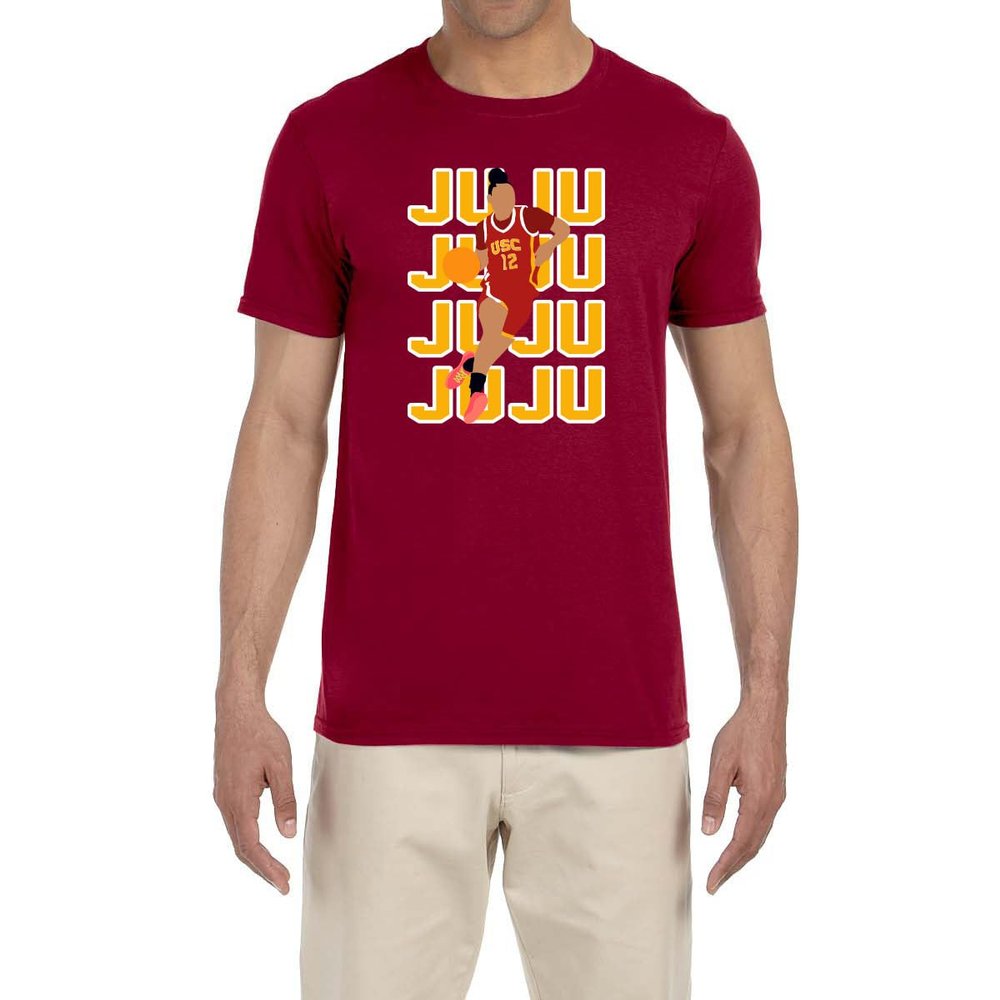 Red Juju Watkins Text Pic T-Shirt Adult Medium