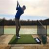 All Turf Mats Golf Practice Mat - Outdoor or Indoor Golf Hitting Mat and Golf Ball Tray (Commercial 5'x5') view 3