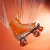 C SEVEN C7skates Cute Roller Skates for Girls and Adults (Carrot Orange, Women's 9 / Men's 8) view 4