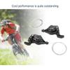 Speed Shift, 1 Pair Triple Speed Gear Shift Derailleur Left and Right Shifter Mountain Biking Parts Accessories (3*7 Speed) view 3