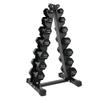 HolaHatha Neoprene Dumbbell Weights Set with Rack, Home Gym Equipment, 146 Lbs, Black - Portable Weighted Exercise Dumbbells for Fitness, Training, and Lifting Workouts view 1