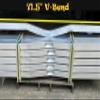 Boat Trailer Aluminum Crossmember V-Bend Square Tube Crossbar 3" x 3" x 71.5" view 1