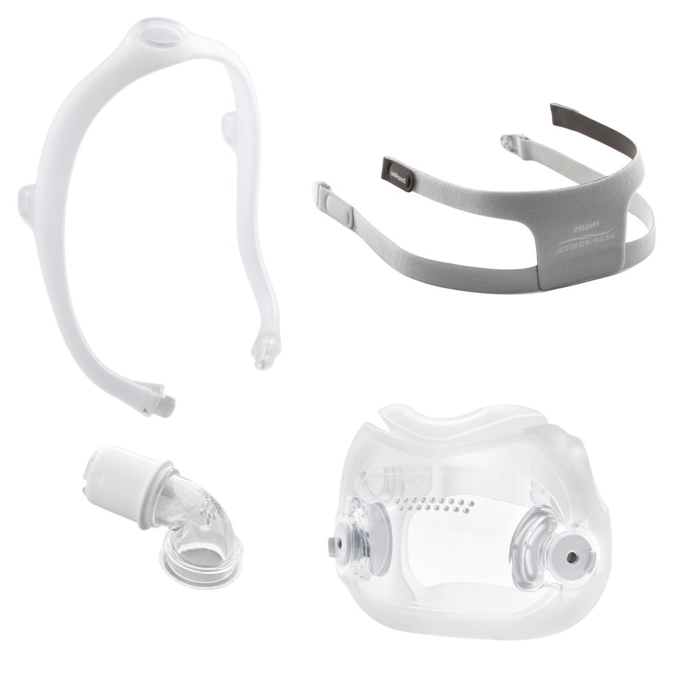 Dream Wear Full Face Value Pack Headgear, Elbow, Frame and Cushion (Medium)