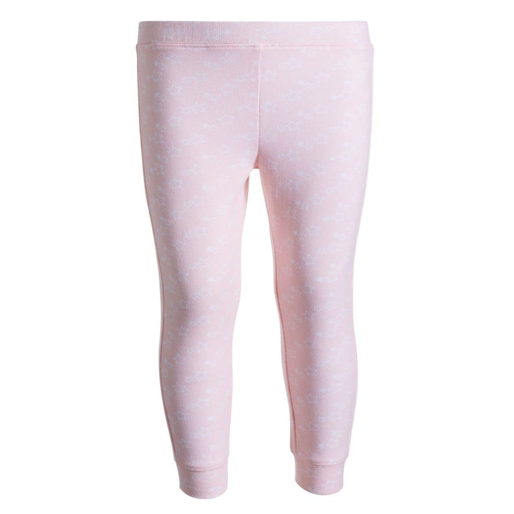 ALLBRAND365 Little Kid Girls Star Print Jogger Pants, Soft Fabric, Trendy Style Pink 3T