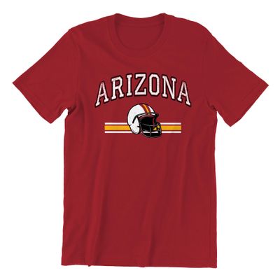 Arizona City Football Shirts Show Your Team Spirit with Short Sleeve Fan Shirt for Men T-Shirt, XL, Cardinal