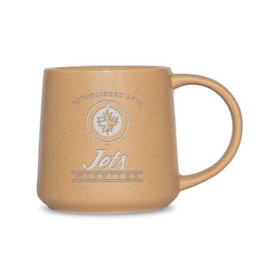 Rico Industries NHL Hockey Winnipeg Jets Sand 16oz Ceramic Taper Mug