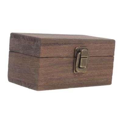 CAJDEOPYE Charcoal Fired Jewelry Box Lidded Storage Case Basket Storage Bins Jewelry Case Jewelry Storage Case Jewelry Boxes for Women Wooden Jewelry Organizer Earring Holder Organizer/2041, 464895