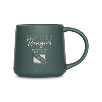 Rico Industries NHL Hockey New York Rangers Sage 16oz Ceramic Taper Mug