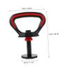 WOONEKY Adjustable Kettlebell Handle for Strength Training Non-slip Grip Durable Design for Indoor and Outdoor Workouts Compatible with Various Weight Plates view 3