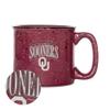 Rico Industries NCAA Oklahoma Sooners Tribute 12oz Laser Engraved Campfire Mug view 1