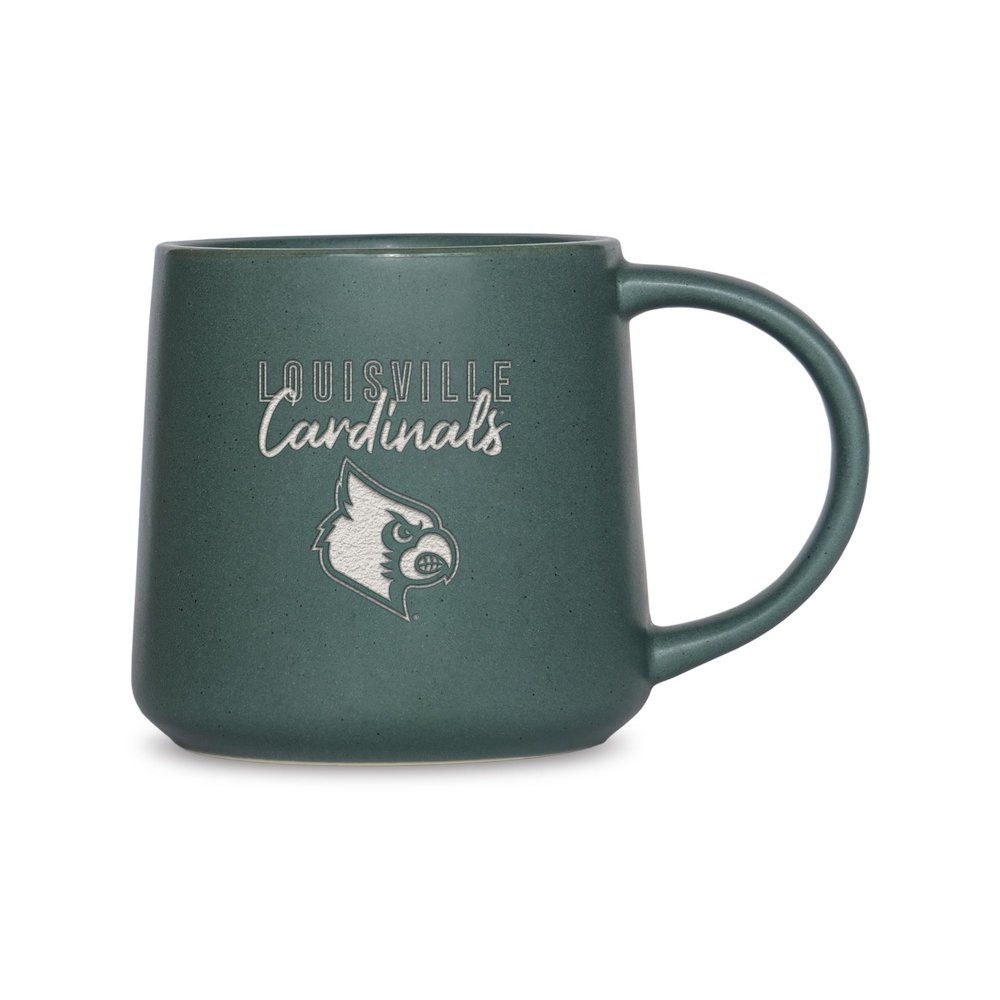 Rico Industries NCAA Louisville Cardinals Sage 16oz Ceramic Taper Mug