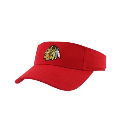 Chicago Blackhawks NHL Officially Licensed Visor Drill Icon Team Color