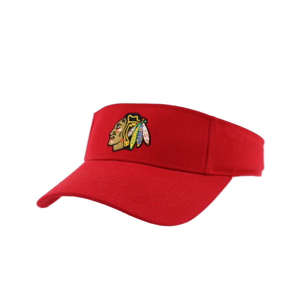 Chicago Blackhawks NHL Officially Licensed Visor Drill Icon Team Color