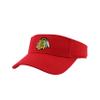 Chicago Blackhawks NHL Officially Licensed Visor Drill Icon Team Color view 1