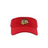 Chicago Blackhawks NHL Officially Licensed Visor Drill Icon Team Color view 2