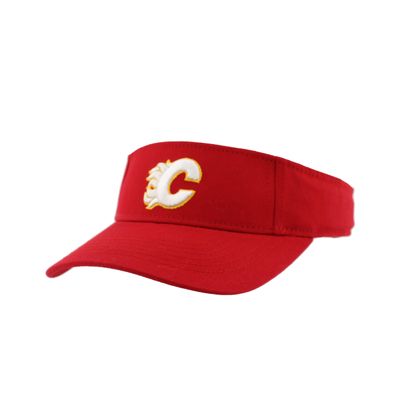 Calgary Flames NHL Officially Licensed Visor Drill Icon Team Color