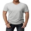 H2H Black Tshirts for Men AshGray US 2XL Tall/Asia 3XLT (CMTTS0197) view 2