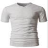 H2H Black Tshirts for Men AshGray US 2XL Tall/Asia 3XLT (CMTTS0197) view 3