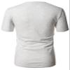 H2H Black Tshirts for Men AshGray US 2XL Tall/Asia 3XLT (CMTTS0197) view 4