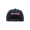 Columbus Blue Jackets NHL Officially Licensed Youth Adjustable Snapback Hat Flat Bill Z11 Icon Team Color view 4