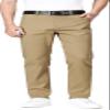 ESSYSHE Mens Slim Fit Flex Waist Chino Pants Stretch Khaki Tapered Pants for Men 016DarkKhaki B32x30 view 1