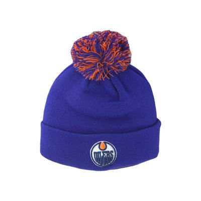Edmonton Oilers NHL Officially Licensed Beanie Pom Icon Team Color