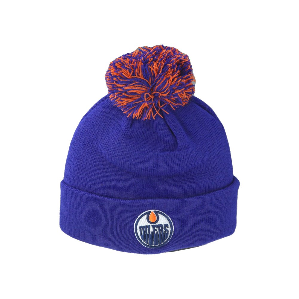 Edmonton Oilers NHL Officially Licensed Beanie Pom Icon Team Color