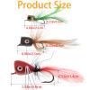 Ghanneey 15pcs Fly Fishing Poppers Fly Fishing Dry Flies Topwater Fishing Lures Bass Popper Flies Bugs Lures Panfish Bait Fly Trout Bobber Flies Kit for Bass Trout Panfish Bluegill Salmon view 4