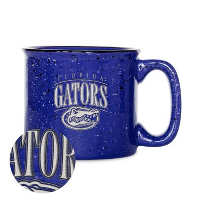 Rico Industries NCAA Florida Gators Tribute 12oz Laser Engraved Campfire Mug
