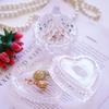 CAJDEOPYE Crystal Glass Heart- Shaped Storage Box Embossed Jewelry Box Candy Box with Lid/1996, 464895 view 2