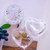 CAJDEOPYE Crystal Glass Heart- Shaped Storage Box Embossed Jewelry Box Candy Box with Lid/1996, 464895 view 4