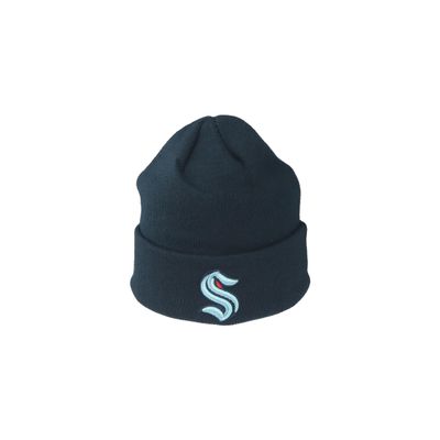 Seattle Kraken NHL Officially Licensed Youth Beanie Cuff Icon Team Color