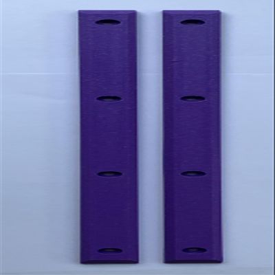Century Skate Shop Skateboard Rails Old School Plastic with Mounting Screws (Purple), Standard