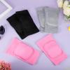 CACASO 3 Pairs Volleyball Knee Pads for Kids,Anti-Slip Padded Sponge Knee Brace,Soft Breathable Kids Knee Pads,Elastic Knee Protector for Girls Boys Dance Football Sports(Pink,Purple,Gery,X-Small) view 2