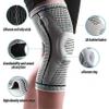 MUHRNULH Men Women Knee Brace Compression Knee Sleeves with Patella Gel Pad & Side Stabilizers Knee Compression Sleeve Knee Braces for Knee Pain (Gray,Medium) view 2