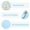 Aganmi Teacher Appreciation Gifts Small Initial Letter Waist Fanny Pack Crossbody Bag Personalized Teacher Gifts Ideas Travel Belt Bag Trendy Stuff Teacher Birthday Thank You Gift for Women Blue V view 4
