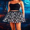 Florry Halloween Tutus Skirt Skull Tulle Ballet Skirts Adult Layered Dance Tutu Dress Festival Costume for Women and Girls view 3