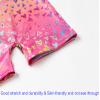 Domusgo Girls Gymnastics Leotards Sparkle Sleeveless Biketards with Shorts view 4