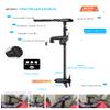 MTLAKEMOTOR HASWING Electric Trolling Motor  Protruar Genius 12V Selectable Thrust Power 30, 40, 55Lbs Model 31.5 Inch DD Brushless Motor Stepless Speed Control Folding Handle Boat Fishing view 2