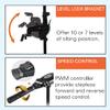 MTLAKEMOTOR HASWING Electric Trolling Motor  Protruar Genius 12V Selectable Thrust Power 30, 40, 55Lbs Model 31.5 Inch DD Brushless Motor Stepless Speed Control Folding Handle Boat Fishing view 3