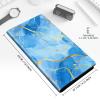 Passport Wallet for Women Men, RFID Blocking Anti-Theft PU Leather Portable Travel Wallet, Travel Wallet Passport Holder with Credit Card Slots Slim Travel Passport Wallet, Marbling 15 view 4